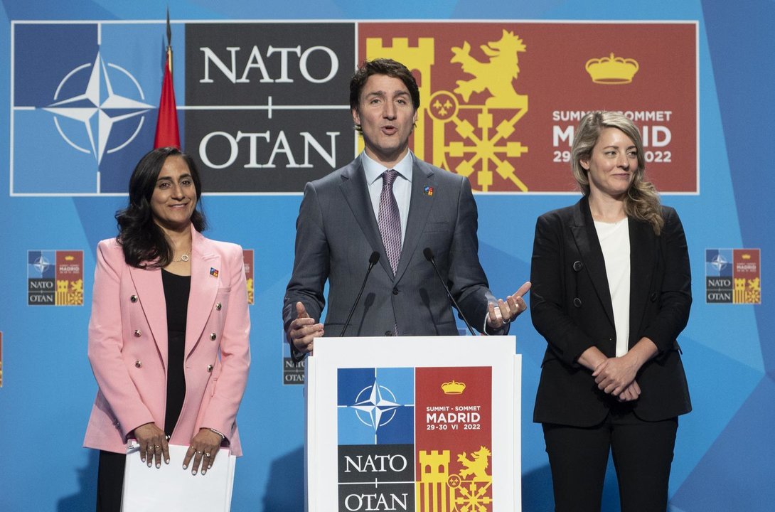 El primer ministro de Canadá, Justin Trudeau, interviene en una rueda de prensa en la segunda y última jornada de la Cumbre de la OTAN 2022 en el Recinto Ferial IFEMA MADRID, a 30 de junio de 2022, en Madrid (España). La Cumbre de la OTAN 2022 comenzó oficialmente ayer, 29 de junio, y termina hoy. La celebración coincide con el 40 aniversario de la adhesión de España a la Organización del Tratado del Atlántico Norte. La invasión rusa de Ucrania, las tensiones entre Moscú y la Alianza y la adhesión de Finlandia y Suecia marcan la agenda de un evento en el que participan delegaciones de 40 países y que convierte a Madrid en el epicentro de la política mundial durante su celebración.
30 JUNIO 2022;OTAN;IFEMA;MADRID;CLAUSURA
Alberto Ortega / Europa Press
(Foto de ARCHIVO)
30/6/2022