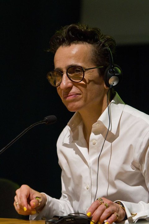 May 11, 2019 - Turin, Piedmont, Italy - Russian-American journalist and writer Masha Gessen (born Maria Alexandrovna Gessen) is guest of 2019 Torino Book Fair,Image: 432655163, License: Rights-managed, Restrictions: , Model Release: no, Credit line: Marco Destefanis / Zuma Press / ContactoPhoto