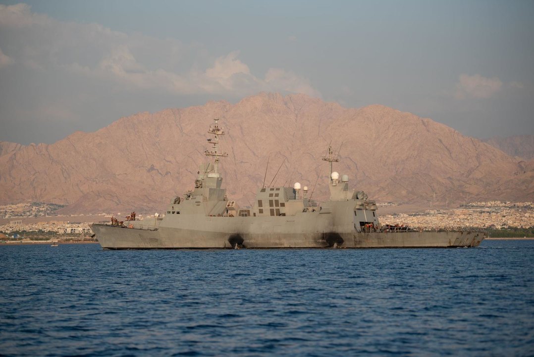 SANAA, Dec. 21, 2023  -- An Israeli Navy missile boat is seen in the area of the Red Sea on Nov. 1, 2023.,Image: 818714636, License: Rights-managed, Restrictions: , Model Release: no, Credit line: IDF / Xinhua News / ContactoPhoto