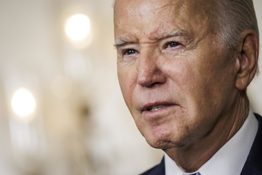 February 8, 2024, Washington, District Of Columbia, USA: United States President Joe Biden speaks after the release of special counsel's report on the classified documents found in his home in the Diplomatic Reception Room of the White House in Washington, DC on February 8, 2024. Special Counsel Robert Hur released his report in the case regarding classified material being found in President Bidens home today in which he criticized the Presidents actions but declined to bring charges,Image: 844836696, License: Rights-managed, Restrictions: , Model Release: no, Credit line: Samuel Corum - Pool via CNP / Zuma Press / ContactoPhoto