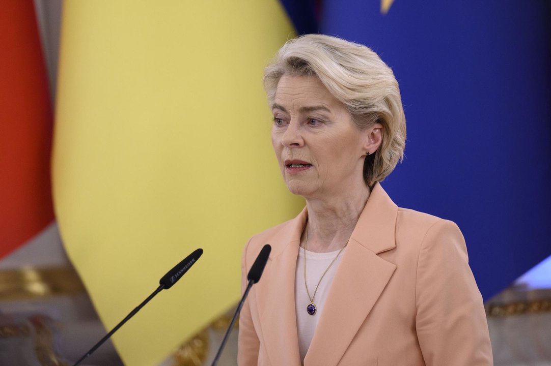 February 24, 2024, Ukraine, Ukraine, Ukraine: Italian Prime Minister Giorgia Meloni, Belgian Prime Minister Alexander De Croo, Canadian Prime Minister Justin Trudeau, President of the European Comission Ursula von der Leyen and Ukrainian President Volodymyr Zelenskyy hold a joint press conference as the war between Russia and Ukraine marks its second anniversary in Kyiv, Ukraine on February 24, 2024,Image: 850795537, License: Rights-managed, Restrictions: , Model Release: no, Credit line: President Of Ukraine / Zuma Press / ContactoPhoto