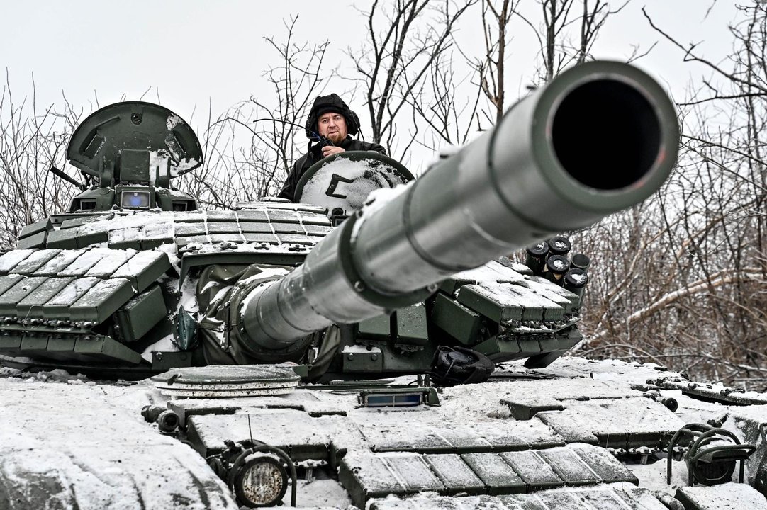 January 11, 2024, Zaporizhzhia, Ukraine: ZAPORIZHZHIA SECTOR, UKRAINE - JANUARY 11, 2024 - A soldier of the 128th Separate Mountain Assault Brigade of the Zakarpattia Land Forces of the Armed Forces of Ukraine is seen during special training exercises to maintain professional skills involving T-72 tanks, Zaporizhzhia sector, south-eastern Ukraine.,Image: 837236826, License: Rights-managed, Restrictions: , Model Release: no, Credit line: Dmytro Smolienko / Zuma Press / ContactoPhoto