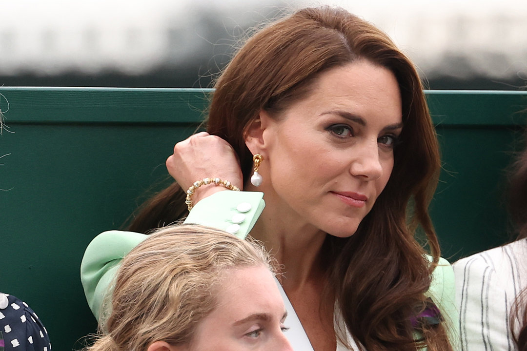 July 4, 2023, Wimbledon, London, England: 4th July 2023; All England Lawn Tennis and Croquet Club, London, England: Wimbledon Tennis Tournament; HRH the Princess of Wales Kate Middleton watches the match between Katie Boulter and Daria Saville,Image: 787142617, License: Rights-managed, Restrictions: , Model Release: no, Credit line: Shaun Brooks / Zuma Press / ContactoPhoto