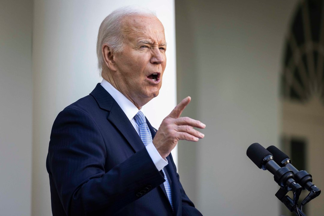 May 20, 2024, Washington, District Of Columbia, USA: United States President Joe Biden speaks during a reception celebrating Jewish American Heritage Month in the Rose Garden at the White House on May 20, 2024 in Washington, DC. The President reiterated his support for the Jewish people following the October 7th terrorist attacks,Image: 874957650, License: Rights-managed, Restrictions: , Model Release: no, Credit line: Samuel Corum - Pool via CNP / Zuma Press / ContactoPhoto
