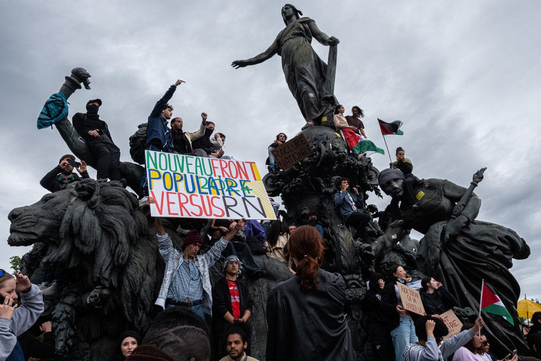 Manifestación contra la extrema derecha en París
Olivier Donnars / Zuma Press / ContactoPhoto