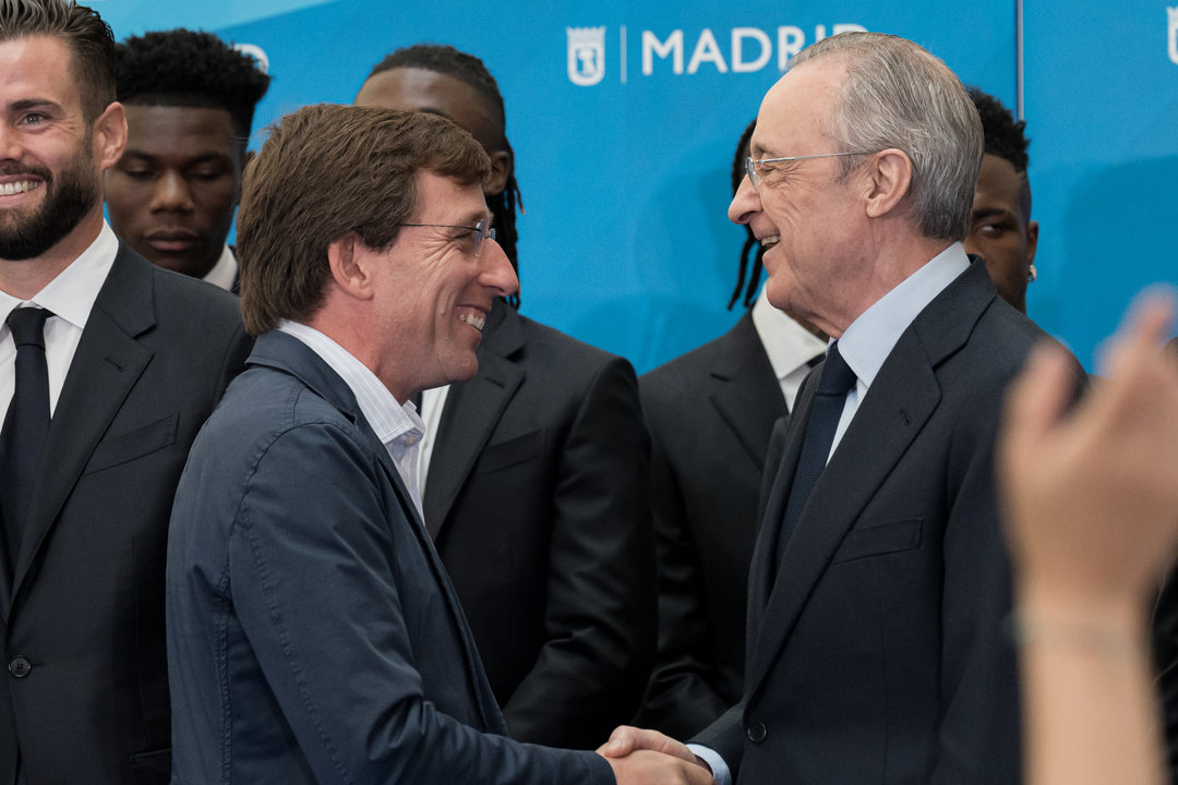 EuropaPress_5956418_alcalde_madrid_jose_luis_martinez_almeida_presidente_real_madrid_florentino Diego Radamés / Europa Press