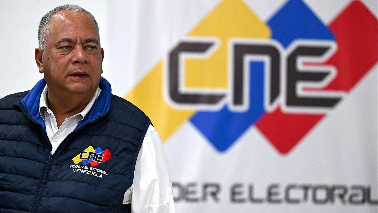 El presidente del Consejo Nacional Electoral de Venezuela, Elvis Amoroso — RTVE