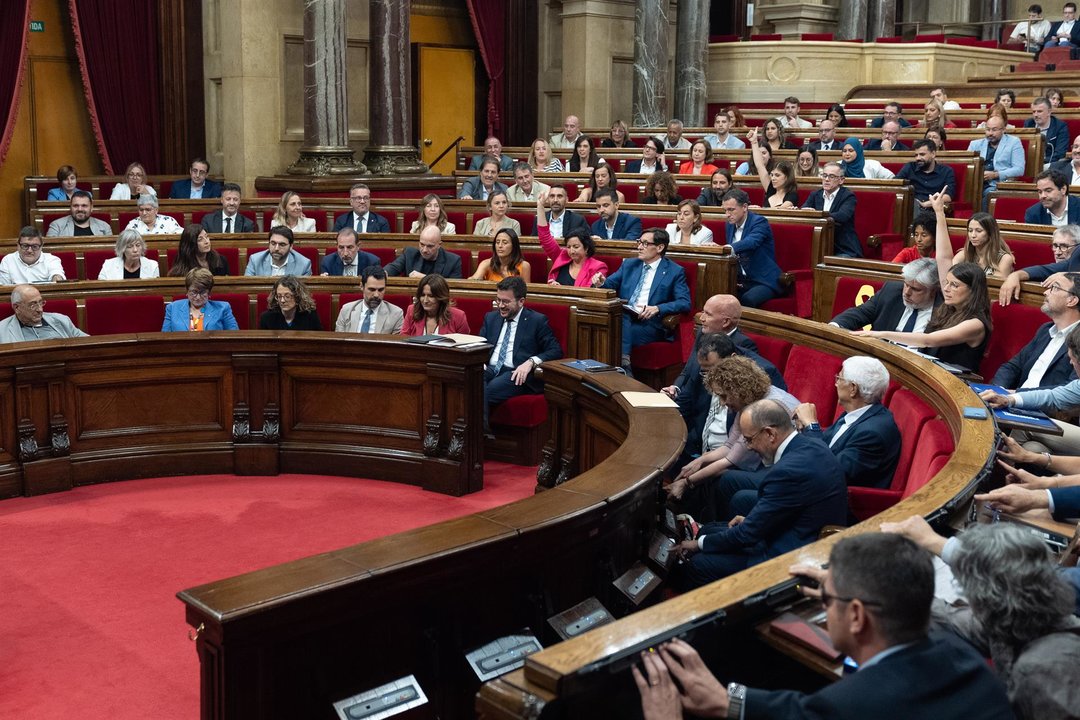 Pleno del Parlament — David Zorrakino / Europa Press