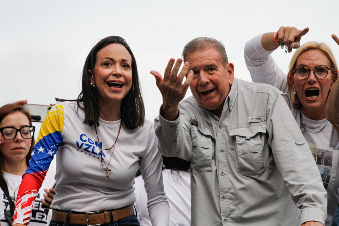 maria-corina-machado-edmundo-gonzalez STR / Xinhua News / ContactoPhoto