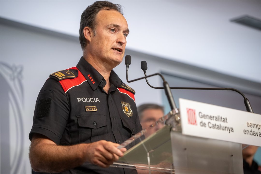 El comisario jefe de los Mossos d'Esquadra, Eduard Sallent — Lorena Sopêna / Europa Press