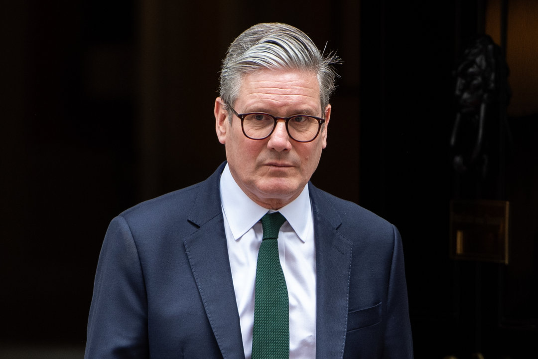 Prime Minister Sir KEIR STARMER welcomes the Sultan of Oman Haitham bin Tariq Al Said, ahead of a bilateral meeting at 10 Downing Street in London.