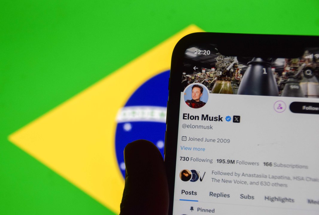 August 30, 2024, London, England, UK: The supreme court in Brazil has ordered the suspension of Elon Musk's social media platform X, formerly Twitter, after the company failed to appoint a legal representative in the country before the deadline. Judge Alexandre de Moraes had previously ordered the platform to suspend accounts which are accused of spreading disinformation, which Musk has described as ''censorship',Image: 903318501, License: Rights-managed, Restrictions: , Model Release: no, Credit line: Vuk Valcic / Zuma Press / ContactoPhoto