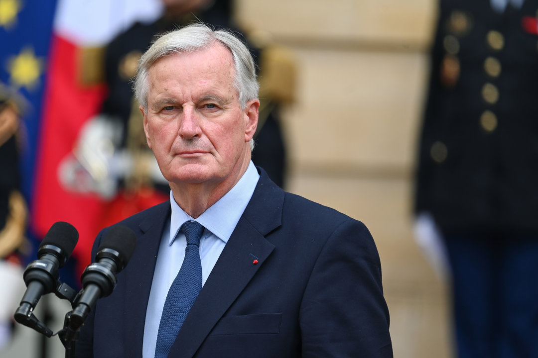 Michel Barnier, Primer Ministro  francés — Julien Mattia / Zuma Press / ContactoPhoto