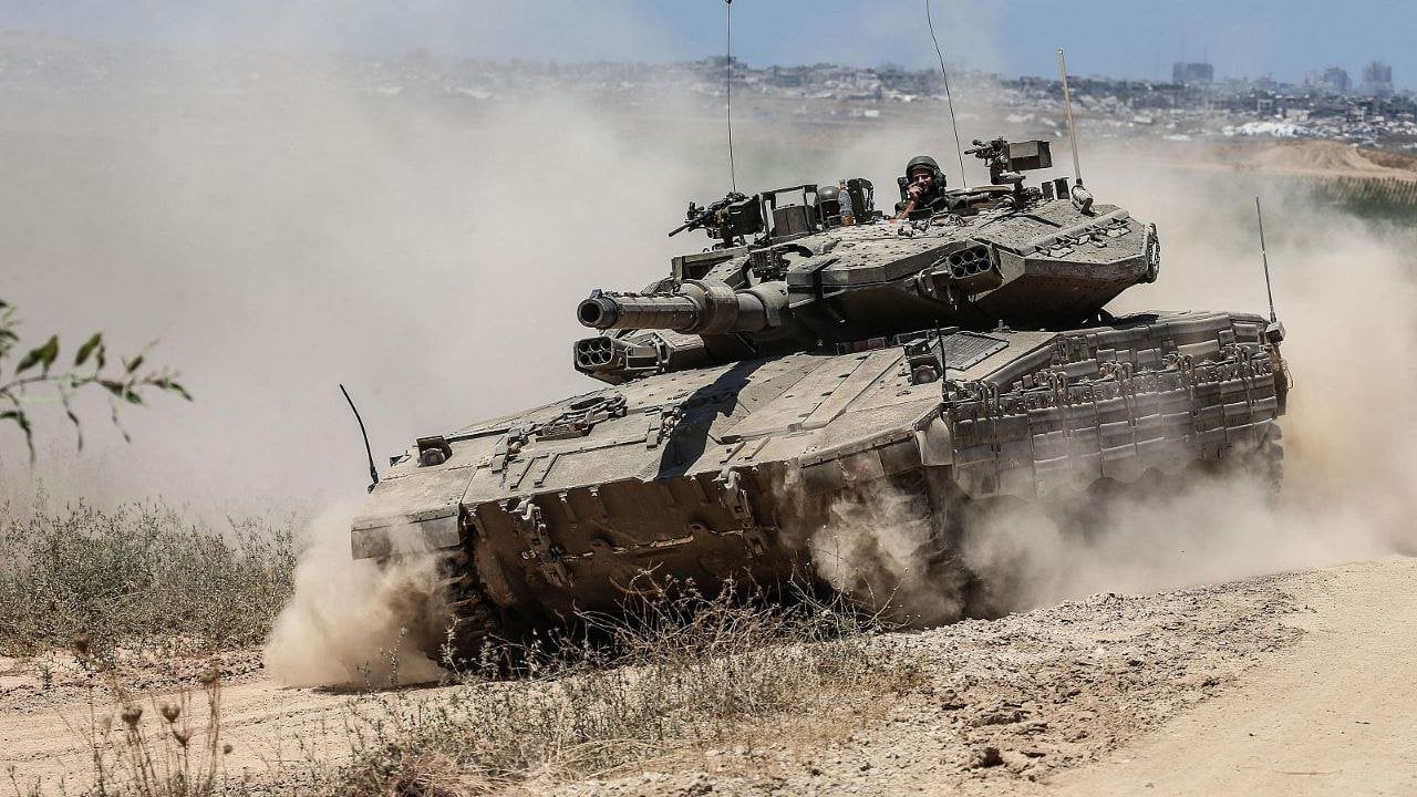 Un tanque del ejército israelí — RTVE