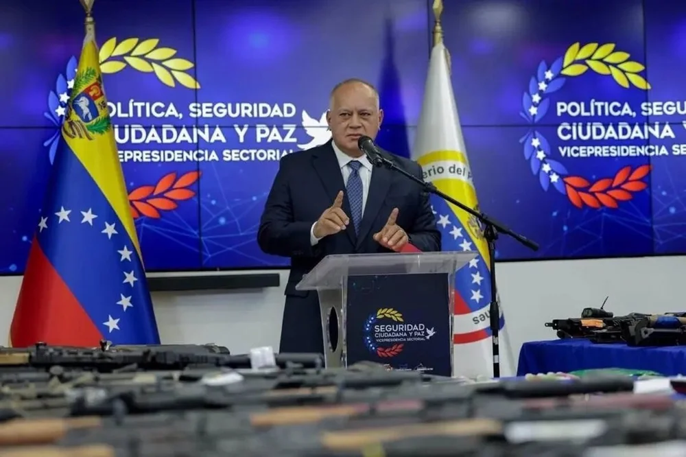 El ministro del Interior de Venezuela, Diosdado Cabello — Ministerio del Interior de Venezuela