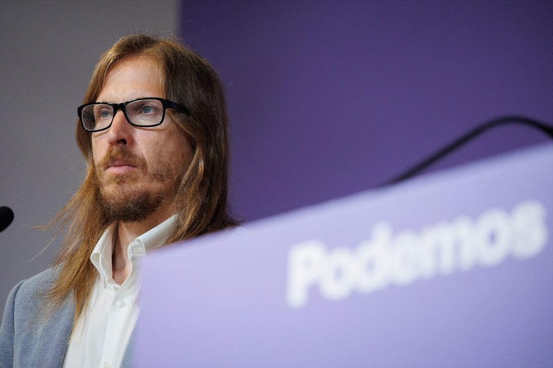 El secretario de Organización y Portavoz de Podemos, Pablo Fernández — Alejandro Martínez Vélez / Europa Press