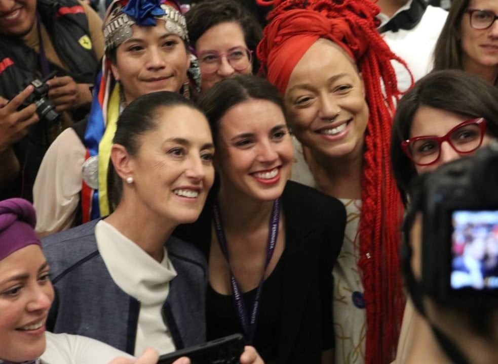 Irene Montero y Claudia Sheinbaum